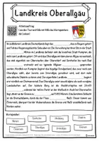 Vorschau - Unterrichtsreihen - Landkreis Oberallgäu Lückentext mit Wortspeicher Hörverstehen und Suchsel - Seite 1