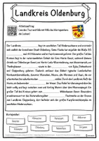 Vorschau - Unterrichtsreihen - Landkreis Oldenburg Lückentext mit Wortspeicher Hörverstehen und Suchsel - Seite 1