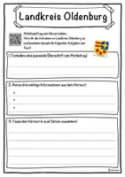 Vorschau - Unterrichtsreihen - Landkreis Oldenburg Lückentext mit Wortspeicher Hörverstehen und Suchsel - Seite 3