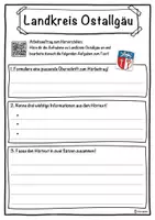 Vorschau - Unterrichtsreihen - Landkreis Ostallgäu Lückentext mit Wortspeicher Hörverstehen und Suchsel - Seite 3