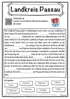Vorschau - Unterrichtsreihen - Landkreis Passau Lückentext mit Wortspeicher Hörverstehen und Suchsel - Seite 1