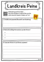 Vorschau - Unterrichtsreihen - Landkreis Peine Lückentext mit Wortspeicher Hörverstehen und Suchsel - Seite 3