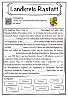 Vorschau - Unterrichtsreihen - Landkreis Rastatt Lückentext mit Wortspeicher Hörverstehen und Suchsel - Seite 1