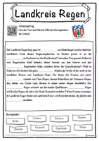 Vorschau - Unterrichtsreihen - Landkreis Regen Lückentext mit Wortspeicher Hörverstehen und Suchsel - Seite 1