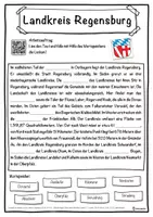 Vorschau - Unterrichtsreihen - Landkreis Regensburg Lückentext mit Wortspeicher Hörverstehen und Suchsel - Seite 1