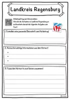 Vorschau - Unterrichtsreihen - Landkreis Regensburg Lückentext mit Wortspeicher Hörverstehen und Suchsel - Seite 3