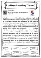 Vorschau - Unterrichtsreihen - Landkreis Rotenburg (Wümme) Lückentext mit Wortspeicher Hörverstehen und Suchsel - Seite 1