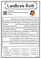 Vorschau - Unterrichtsreihen - Landkreis Roth Lückentext mit Wortspeicher Hörverstehen und Suchsel - Seite 1