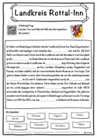 Vorschau - Unterrichtsreihen - Landkreis Rottal-Inn Lückentext mit Wortspeicher Hörverstehen und Suchsel - Seite 1