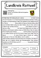 Vorschau - Unterrichtsreihen - Landkreis Rottweil Lückentext mit Wortspeicher Hörverstehen und Suchsel - Seite 1