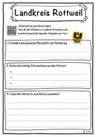 Vorschau - Unterrichtsreihen - Landkreis Rottweil Lückentext mit Wortspeicher Hörverstehen und Suchsel - Seite 3