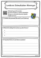 Vorschau - Unterrichtsreihen - Landkreis Schmalkalden-Meiningen Lückentext mit Wortspeicher Hörverstehen und Suchsel - Seite 3