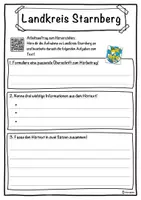 Vorschau - Unterrichtsreihen - Landkreis Starnberg Lückentext mit Wortspeicher Hörverstehen und Suchsel - Seite 3
