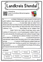 Vorschau - Unterrichtsreihen - Landkreis Stendal Lückentext mit Wortspeicher Hörverstehen und Suchsel - Seite 1