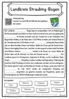 Vorschau - Unterrichtsreihen - Landkreis Straubing-Bogen Lückentext mit Wortspeicher Hörverstehen und Suchsel - Seite 1