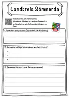 Vorschau - Unterrichtsreihen - Landkreis Sömmerda Lückentext mit Wortspeicher Hörverstehen und Suchsel - Seite 3