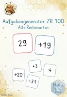 Vorschau - Stationenlernen - Aufgabengenerator ZR 100 - für alle Rechenarten 2./3. Klasse - Deckblatt