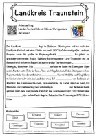 Vorschau - Unterrichtsreihen - Landkreis Traunstein Lückentext mit Wortspeicher Hörverstehen und Suchsel - Seite 1