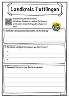 Vorschau - Unterrichtsreihen - Landkreis Tuttlingen Lückentext mit Wortspeicher Hörverstehen und Suchsel - Seite 3