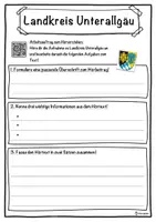 Vorschau - Unterrichtsreihen - Landkreis Unterallgäu Lückentext mit Wortspeicher Hörverstehen und Suchsel - Seite 3