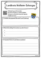 Vorschau - Unterrichtsreihen - Landkreis Weilheim-Schongau Lückentext mit Wortspeicher Hörverstehen und Suchsel - Seite 3