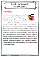 Vorschau - Unterrichtsreihen - Landkreis Wunsiedel im Fichtelgebirge Lückentext mit Wortspeicher Hörverstehen und Suchsel - Seite 2