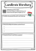 Vorschau - Unterrichtsreihen - Landkreis Würzburg Lückentext mit Wortspeicher Hörverstehen und Suchsel - Seite 3