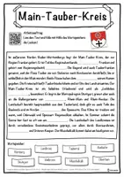 Vorschau - Unterrichtsreihen - Main-Tauber-Kreis Lückentext mit Wortspeicher Hörverstehen und Suchsel - Seite 1