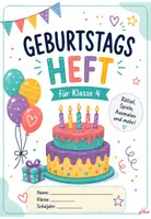Vorschau - Spiele - Geburtstagsheft Klasse 4 - Seite 1