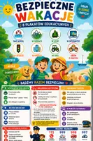 zapowiedź - Okładka Bezpieczne wakacje - obwoluta