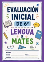 Vista previa - Evaluación - EVALUACIÓN INICIAL 6º (lengua y mates) - Portada
