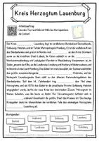 Vorschau - Unterrichtsreihen - Kreis Herzogtum Lauenburg Lückentext mit Wortspeicher Hörverstehen und Suchsel - Seite 1