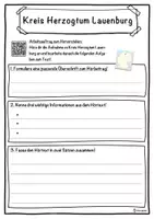 Vorschau - Unterrichtsreihen - Kreis Herzogtum Lauenburg Lückentext mit Wortspeicher Hörverstehen und Suchsel - Seite 3