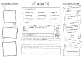 Vorschau - Mal- und Bastelvorlagen - Mini-Lapbook zum Schuljahresende - Reflektieren, Rückblick & Ausblick - Seite 2