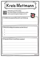 Vorschau - Unterrichtsreihen - Kreis Mettmann Lückentext mit Wortspeicher Hörverstehen und Suchsel - Seite 3