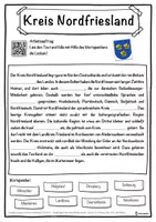 Vorschau - Unterrichtsreihen - Kreis Nordfriesland Lückentext mit Wortspeicher Hörverstehen und Suchsel - Seite 1