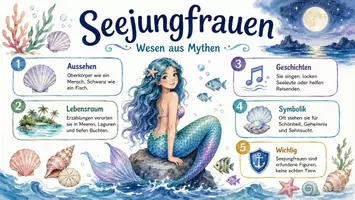 Vorschau - Arbeitsblätter - Arbeitsblätter zum Thema "Seejungfrau" (Lückentext, Hörverstehen) + Lösung & MP3 + Infografik - Seite 3