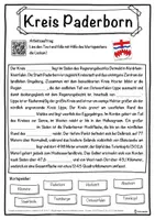 Vorschau - Unterrichtsreihen - Kreis Paderborn Lückentext mit Wortspeicher Hörverstehen und Suchsel - Seite 1