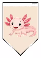 Vorschau - Mal- und Bastelvorlagen - Axolotlklasse - Girlande (Klassentier) - Seite 2