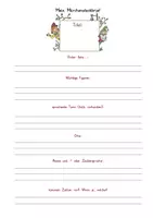 Vorschau - Arbeitsblätter - Steckbrief Märchen - Deckblatt