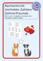 Vorschau - Arbeitsblätter - Rechentrick: Zehnerfreunde / verliebte Zahlen - Deckblatt