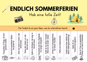 Vorschau - Anderer Materialtyp - Sommerferien-Abreißzettel - Seite 3