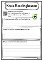 Vorschau - Unterrichtsreihen - Kreis Recklinghausen Lückentext mit Wortspeicher Hörverstehen und Suchsel - Seite 3