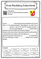 Vorschau - Unterrichtsreihen - Kreis Rendsburg-Eckernförde Lückentext mit Wortspeicher Hörverstehen und Suchsel - Seite 1