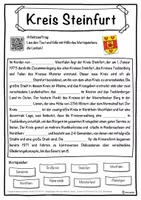 Vorschau - Unterrichtsreihen - Kreis Steinfurt Lückentext mit Wortspeicher Hörverstehen und Suchsel - Seite 1