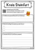 Vorschau - Unterrichtsreihen - Kreis Steinfurt Lückentext mit Wortspeicher Hörverstehen und Suchsel - Seite 3