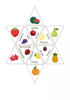 Vorschau - Spiele - Sternpuzzle Obst und Gemüse / Wort-Bild-Zuordnung - Seite 2