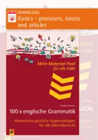 Vorschau - Arbeitsblätter - Englische Grammatik_Basics - pronouns, nouns and articles - Deckblatt