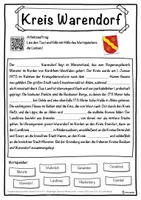 Vorschau - Unterrichtsreihen - Kreis Warendorf Lückentext mit Wortspeicher Hörverstehen und Suchsel - Seite 1