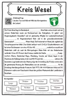 Vorschau - Unterrichtsreihen - Kreis Wesel Lückentext mit Wortspeicher Hörverstehen und Suchsel - Seite 1